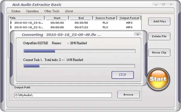 AoA Audio Extractor  影片音軌擷取工具
