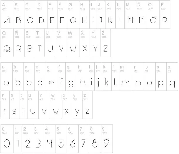下載 Arual 字型，仿 Google Glass 所使用的字型