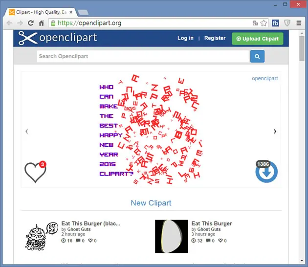 Openclipart  線上美工圖庫，免註冊下載數萬免費圖片