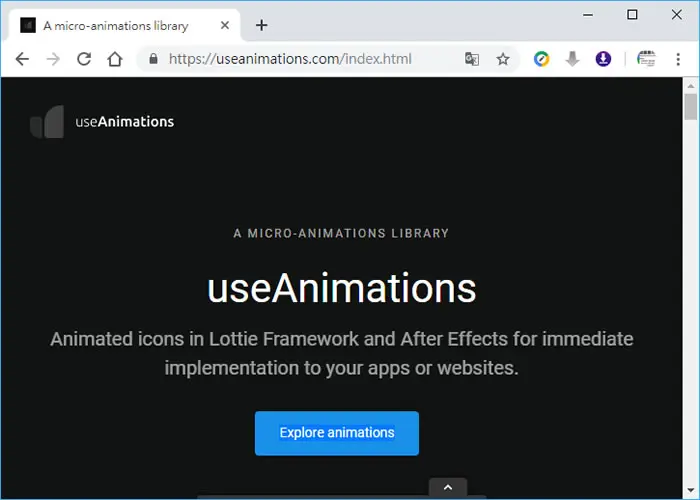 useAnimations 精選動畫圖標免費下載