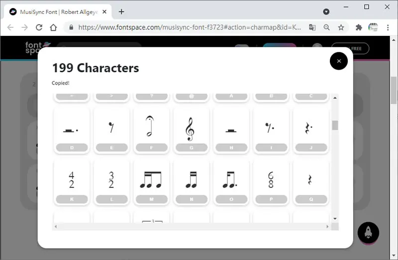 如何用 MusiSync Font 打出音樂音符？