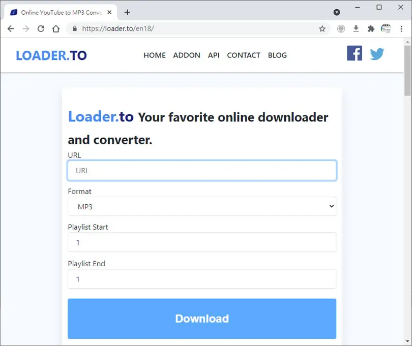 Loader.to 影音平台線上下載免費服務