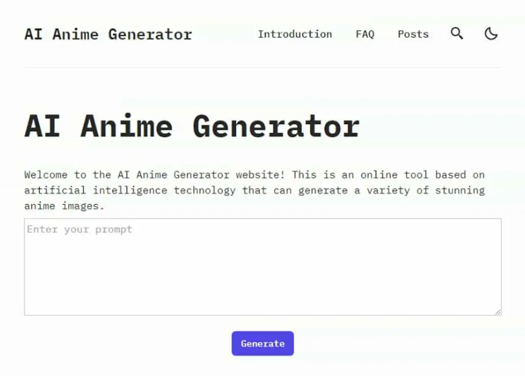AI Anime Generator：快速生成動漫圖像風格的免費 AI 工具，無使用次數限制