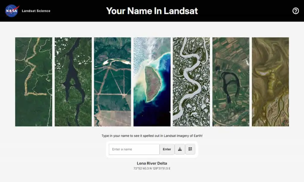 用衛星影像寫下你的名字！NASA「Your Name in Landsat」讓地球地貌為你作畫