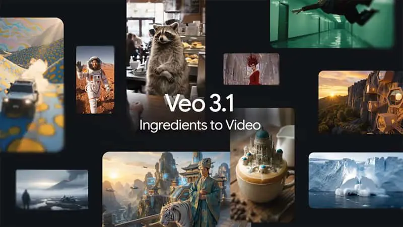 Veo 3.1「材料轉影片」功能升級：支援直式影片與 4K 畫質