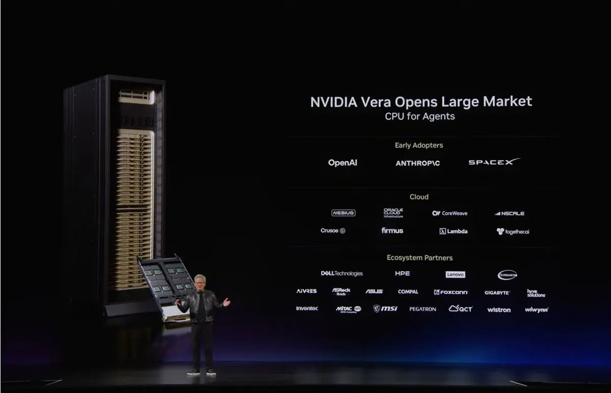 GTC Taipei | 黃仁勳親揭 NVIDIA Vera CPU 是什麼？規格、用途與台灣供應鏈受惠一次看懂
