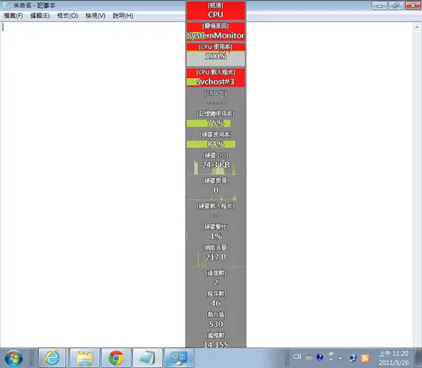 Moo0 System Monitor 即時反映你的電腦效能(免安裝 繁體中文版)