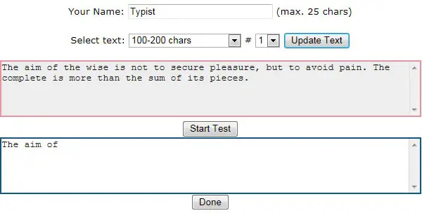 Online Typing Test 免費的線上英打速度測試服務