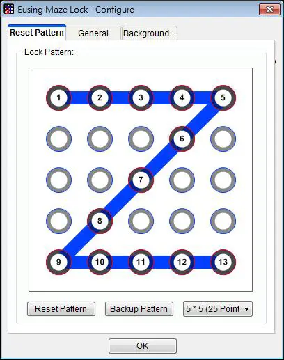 Eusing Maze Lock 利用圖形解開電腦螢幕鎖定